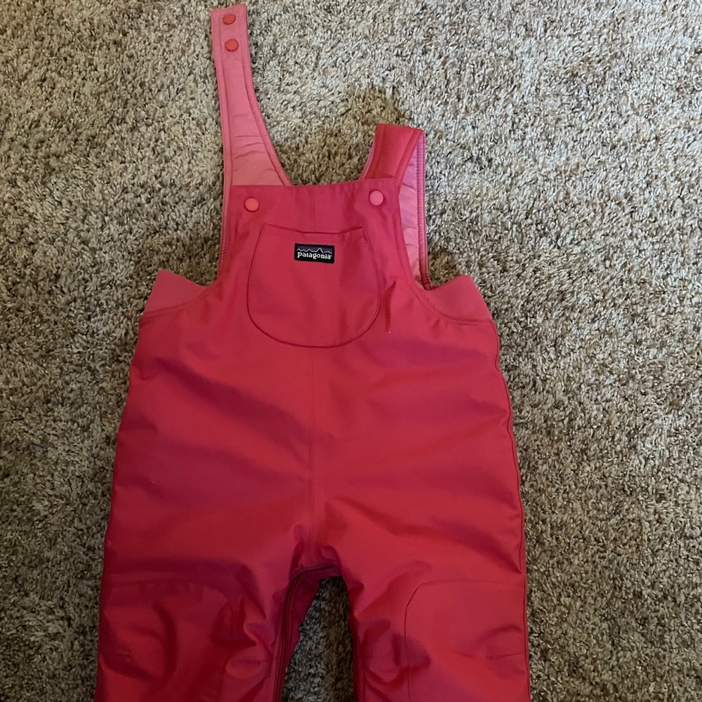 Patagonia 12 month snow pants.